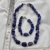 Thumbnail for Handgemaakte sieraden set natuursteen - blauw