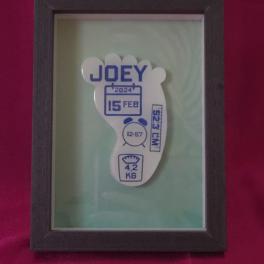 Lieve baby voet - kraam cadeau - geboorte - Custom