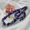 Thumbnail for Handgemaakte sieraden set natuursteen - blauw