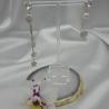 Thumbnail for Asymmetrische oorbellen met Swarovski en zoetwater parels