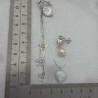 Thumbnail for Asymmetrische oorbellen met Swarovski en zoetwater parels