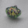 Thumbnail for Handgemaakte epoxy oorstekers 'kiezel' - mint glitter