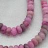 Thumbnail for Handgemaakte sieraden set natuursteen - roze/grijs