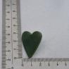 Thumbnail for Handgemaakte epoxy oorstekers 'hart groot' - bos groen